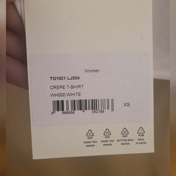 - LEMAIRE-White Scoop Neck T-Shirt - Picture 9 of 9